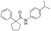 N-(4-(ISOPROPYL)PHENYL)(PHENYLCYCLOPENTYL)FORMAMIDE 结构式