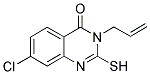 3-ALLYL-7-CHLORO-2-MERCAPTO-3H-QUINAZOLIN-4-ONE 结构式
