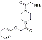 1-[4-(2-AMINO-ACETYL)-PIPERAZIN-1-YL]-2-PHENOXY-ETHANONE 结构式