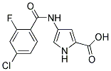 4-(4-CHLORO-2-FLUORO-BENZOYLAMINO)-1H-PYRROLE-2-CARBOXYLIC ACID 结构式