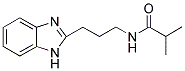 N-[3-(1H-1,3-苯并二唑-2-基)丙基]-2-甲基丙酰胺 结构式