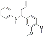 [1-(3,4-DIMETHOXY-PHENYL)-BUT-3-ENYL]-PHENYL-AMINE 结构式