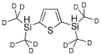 2,5 BIS DIMETHYLSILYL THIOPHENE-D12 结构式