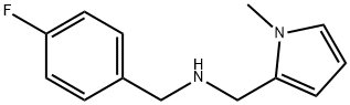 (4-FLUORO-BENZYL)-(1-METHYL-1H-PYRROL-2-YLMETHYL)-AMINE 结构式