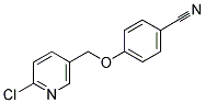 4-[(6-CHLORO-3-PYRIDINYL)METHOXY]BENZENECARBONITRILE 结构式