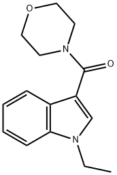 (1-ETHYL-1H-INDOL-3-YL)(MORPHOLINO)METHANONE 结构式