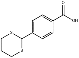4-(1,3-二噻烷-2-基)苯甲酸 结构式