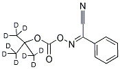 2-(叔丁氧羰基氧亚氨基)-2-苯乙腈(叔丁基-D9) 结构式