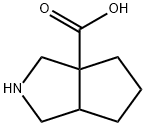 六氢环戊二烯[C]吡咯-3A(1H)-羧酸 结构式