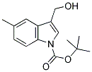 3-Hydroxymethyl-5-methylindole-1-carboxylic acid tert-butyl ester 结构式