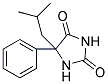 5-ISOBUTYL-5-PHENYL-IMIDAZOLIDINE-2,4-DIONE 结构式