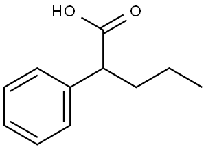 2-苯基戊酸 结构式