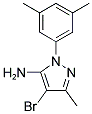 4-BROMO-1-(3,5-DIMETHYLPHENYL)-3-METHYL-1H-PYRAZOL-5-AMINE 结构式