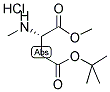 H-L-MeAsp(tBu)-OMe HCl 结构式