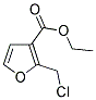 2-CHLOROMETHYL-FURAN-3-CARBOXYLIC ACID ETHYL ESTER 结构式