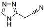 2-(4H-1,2,4-TRIAZOL-3-YL)ACETONITRILE 结构式