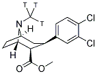 2B-CARBONMETHOXY-3B-(3,4-DICHLOROPHENYL)TROPANE, [N-METHYL-3H] 结构式