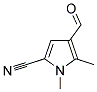 4-FORMYL-1,5-DIMETHYL-1H-PYRROLE-2-CARBONITRILE 结构式