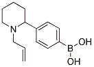 4-(1-ALLYL-PIPERIDIN-2-YL)-BENZENEBORONIC ACID 结构式