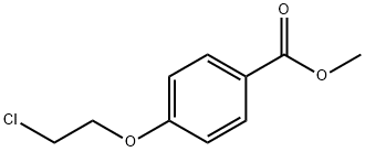 4-(2-CHLOROETHOXY)BENZOIC ACID METHYL ESTER 结构式