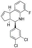 (3AS,4R,9BR)-4-(3,4-DICHLOROPHENYL)-6-FLUORO-3A,4,5,9B-TETRAHYDRO-3H-CYCLOPENTA[C]QUINOLINE 结构式