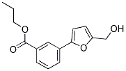 PROPYL 3-[5-(HYDROXYMETHYL)-2-FURYL]BENZOATE 结构式