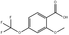 2-甲氧基-4-(三氟甲氧基)苯甲酸  结构式