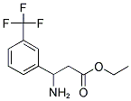 3-AMINO-3-(3-TRIFLUOROMETHYL-PHENYL)-PROPIONIC ACID ETHYL ESTER 结构式