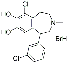 6-CHLORO-1-(3-CHLOROPHENYL)-7,8-DIHYDROXY-3-METHYL-2,3,4,5-TETRAHYDRO-1H-3-BENZAZEPINE 结构式