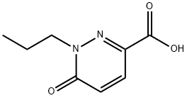 6-氧代-1-丙基-1,6-二氢哒嗪-3-羧酸 结构式