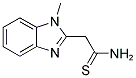 2-(1-METHYL-1H-BENZIMIDAZOL-2-YL)ETHANETHIOAMIDE 结构式