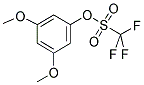 3,5-Dimethoxyphenol trifluoromethanesulfonate 结构式
