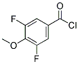 3,5-DIFLUORO-4-METHOXYBENZOYL CHLORIDE 结构式