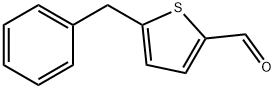 5-苄基噻吩-2-甲醛 结构式