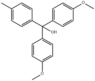 4,4'-DIMETHOXY-4''-METHYLTRITYL ALCOHOL 结构式