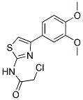 2-CHLORO-N-[4-(3,4-DIMETHOXY-PHENYL)-THIAZOL-2-YL]-ACETAMIDE 结构式