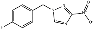 1-(4-FLUORO-BENZYL)-3-NITRO-1H-[1,2,4]TRIAZOLE 结构式