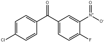 4'-CHLORO-4-FLUORO-3-NITROBENZOPHENONE 结构式