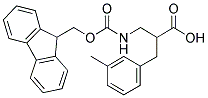 FMOC-DL-2-(3-METHYLBENZYL)-3-AMINO-PROPIONIC ACID 结构式