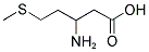 3-AMINO-5-METHYLSULFANYL-PENTANOIC ACID 结构式