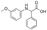 (3-METHOXY-PHENYLAMINO)-PHENYL-ACETIC ACID 结构式