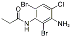 N-(3-AMINO-2,6-DIBROMO-4-CHLOROPHENYL)PROPANAMIDE 结构式