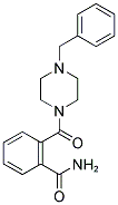 1-(2-CARBOXAMIDOBENZOYL)-4-BENZYLPIPERAZINE 结构式