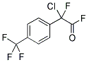 2-CHLORO-2-FLUORO-2-[4-(TRIFLUOROMETHYL)PHENYL]ACETYL FLUORIDE 结构式