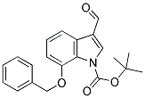 7-BENZYLOXY-3-FORMYLINDOLE-1-CARBOXYLIC ACID TERT-BUTYL ESTER 结构式