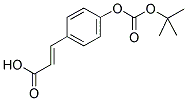 3-(4-TERT-BUTOXYCARBONYLOXY-PHENYL)-ACRYLIC ACID 结构式