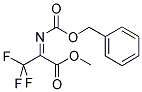 Methyl 2-[benzyloxycarbonylimino]-3,3,3-trifluoropropionate 结构式