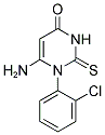 6-AMINO-1-(2-CHLOROPHENYL)-2-THIOXO-2,3-DIHYDRO-4(1H)-PYRIMIDINONE 结构式