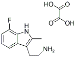 2-(7-FLUORO-2-METHYL-1H-INDOL-3-YL)ETHANAMINE OXALATE 结构式