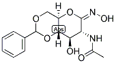 2-ACETAMIDO-4,6-O-BENZYLIDENE-2-DEOXY-D-GLUCONOHYDROXIMO-1,5-LACTONE 结构式